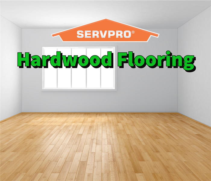 New hardwood flooring in a Union County home installed by SERVPRO