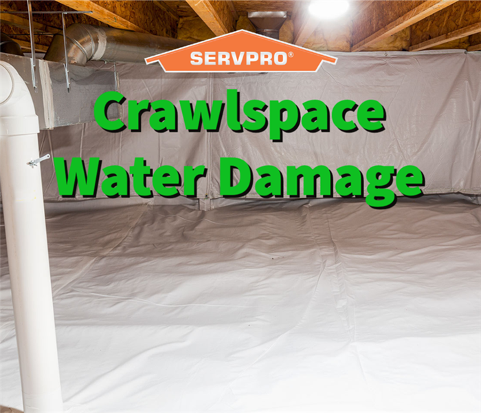 A dry Blue Ridge crawlspace performed by the water restoration professionals at SERVPRO 